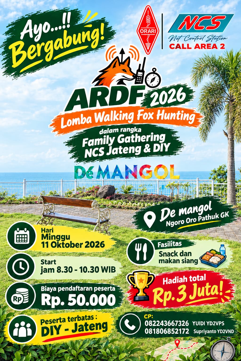 Poster Brosur ARDF 2026 Gunungkidul